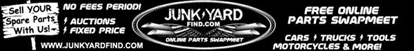 JunkYardFind.com Your FREE Online Parts Swapmeet!