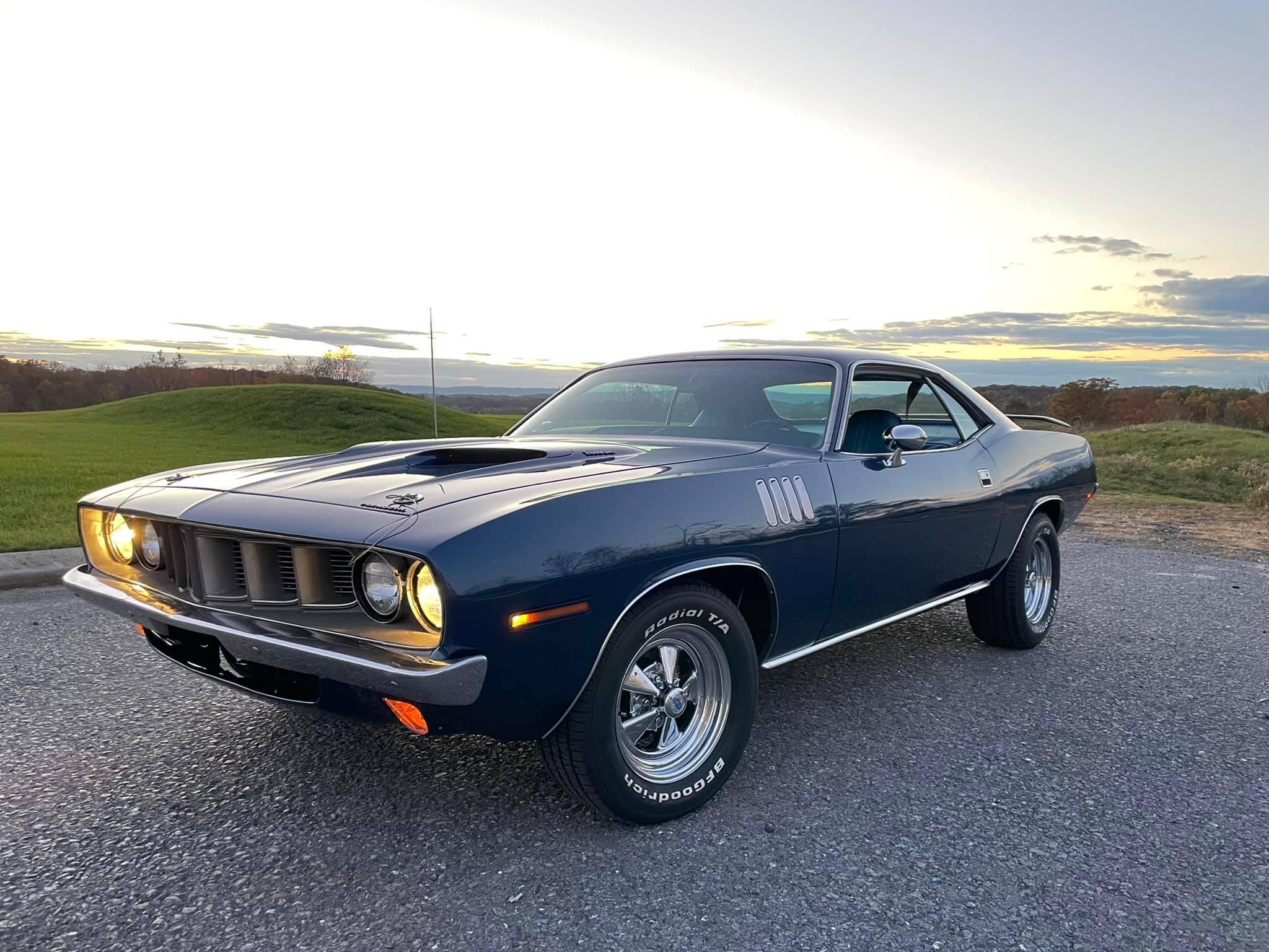 My new 71 Cuda 340 4 speed, 3.91 factory rear