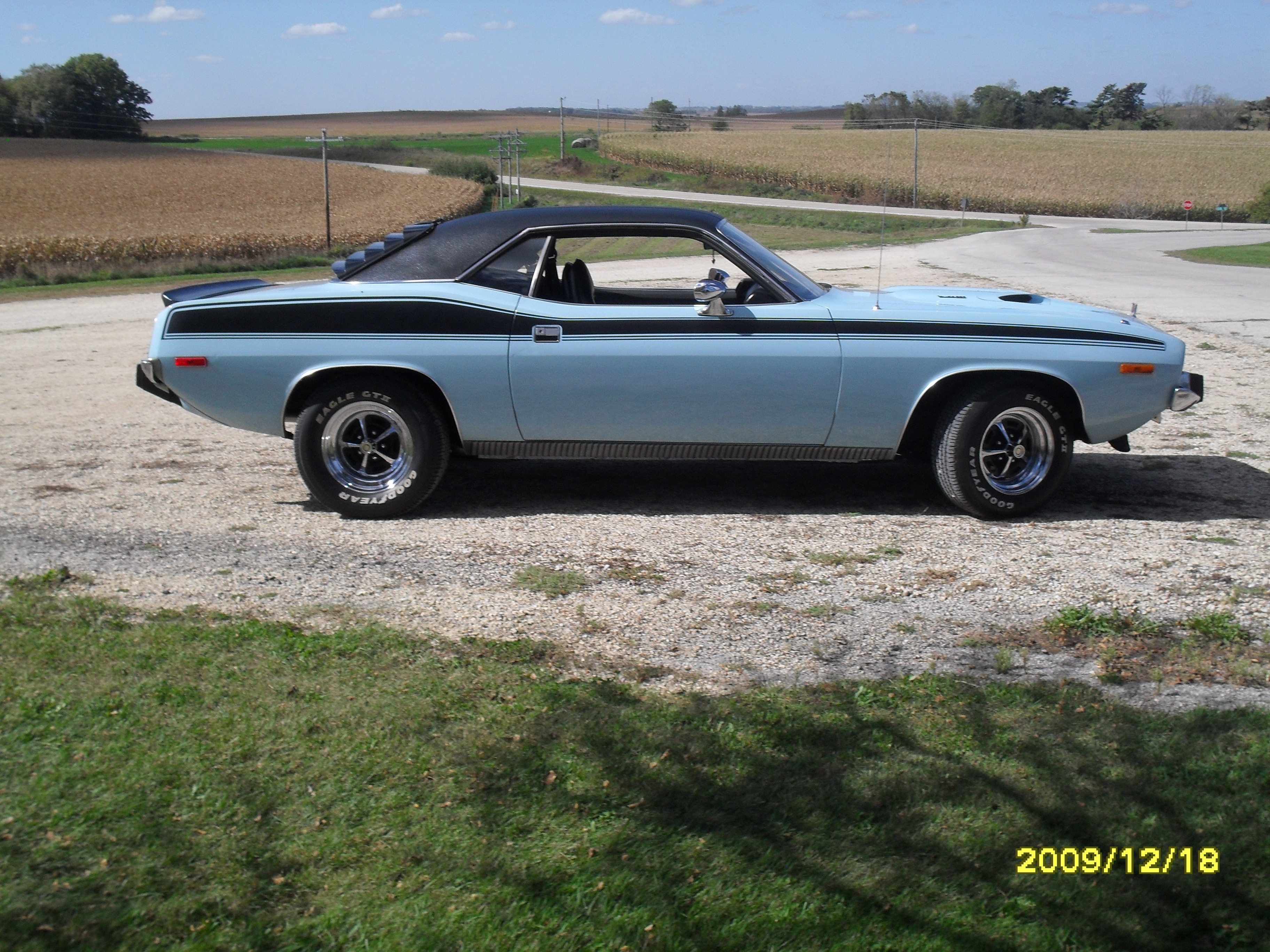 1974 Cuda on our 40 th wed anv 2015