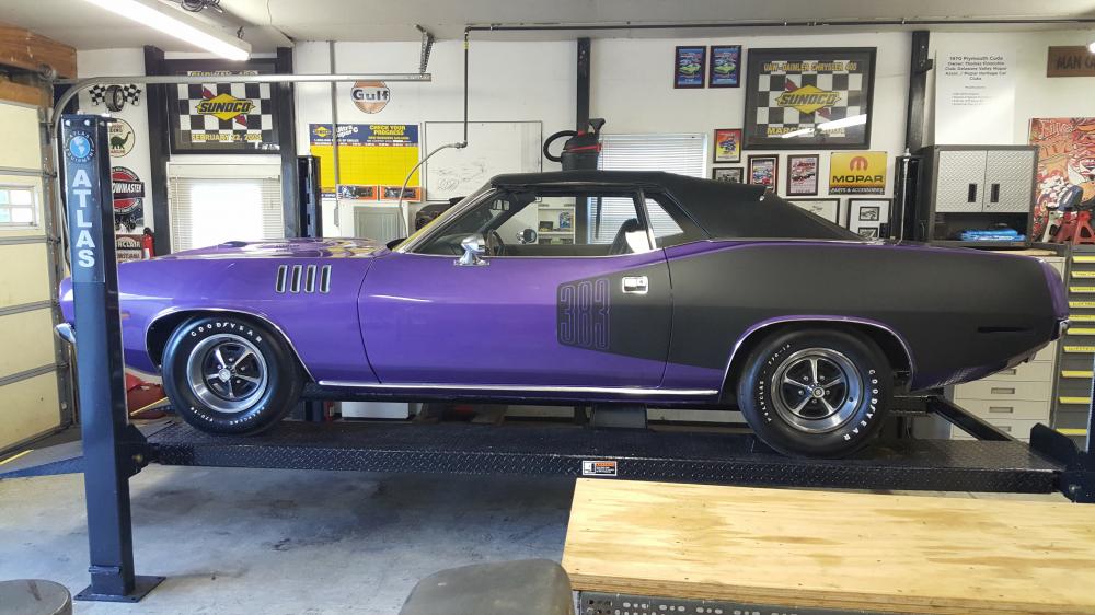 Finoke's Big block 3 speed Cuda Vert