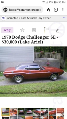 SOLD FOR SALE 70 Challenger R T Roller Project Car in Cars For